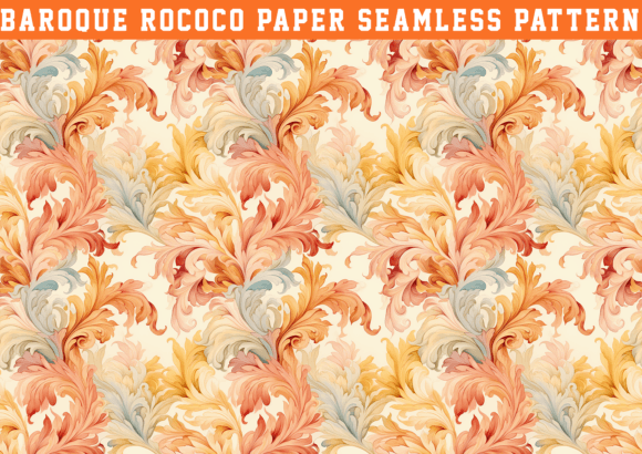 Download Baroque Rococo Paper Pattern - Premium Resources