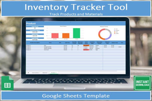 Download Inventory Tracker I Google Sheets - Premium Resources