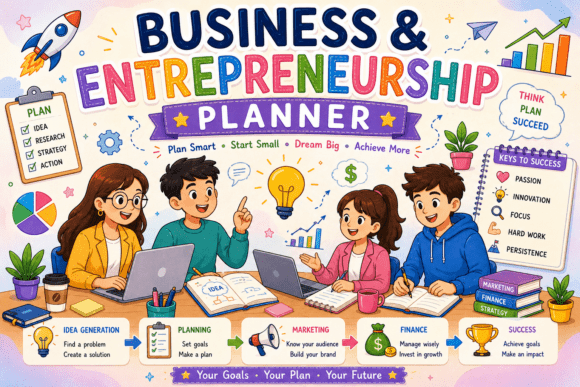 Download 12 Business &amp; Entrepreneurship Planners - Premium Resources