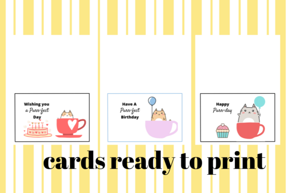 Download Happy Birthday Cards Kitty in a Cup - Happy Collection