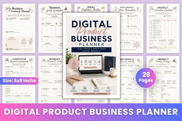 Download Digital Product Business Planner - Product business planner Collection